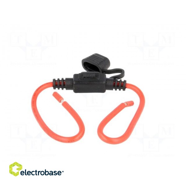 Fuse acces: fuse holder | fuse: 11,9mm | 30A | on cable | Leads: cables фото 6