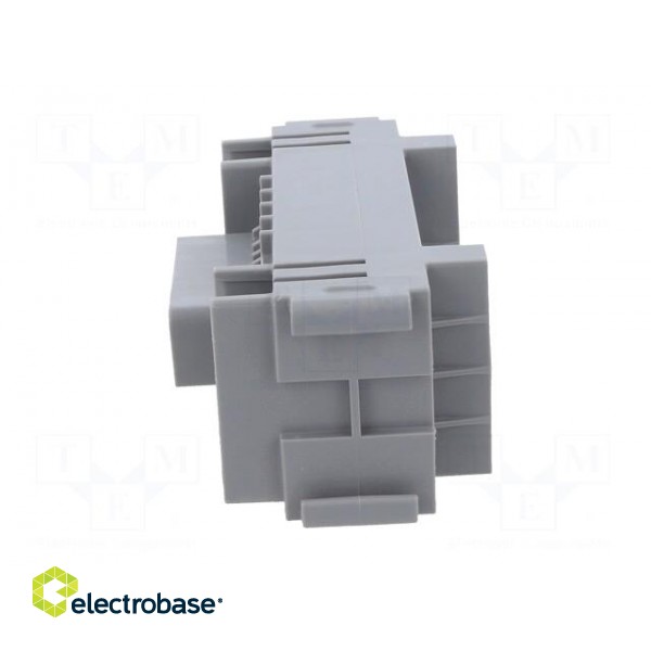 Fuse holder | 11mm | push-in | ways: 9 | Mat: polyamide 66 | grey image 3