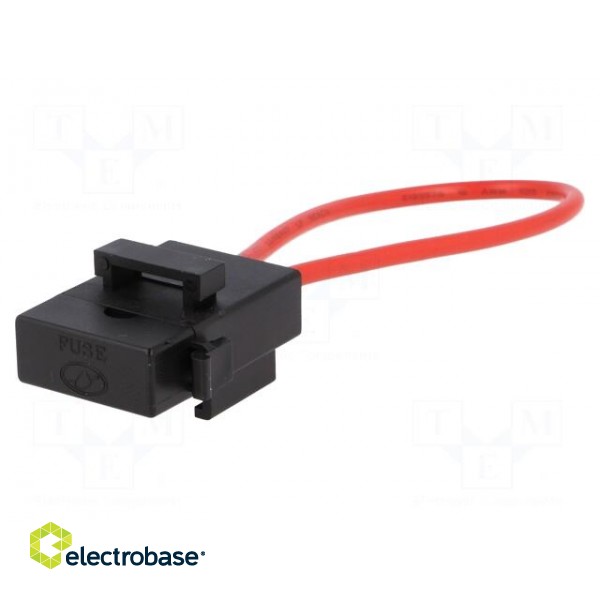 Fuse acces: fuse holder | fuse: 19mm | 20A | on cable | Leads: 2 leads paveikslėlis 2
