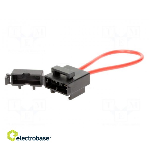 Fuse acces: fuse holder | fuse: 19mm | 20A | on cable | Leads: 2 leads image 1
