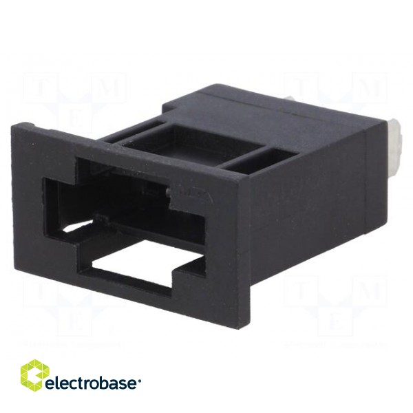 Fuse acces: fuse holder | fuse: 19mm | 20A | push-in | Body: black | 32V image 1