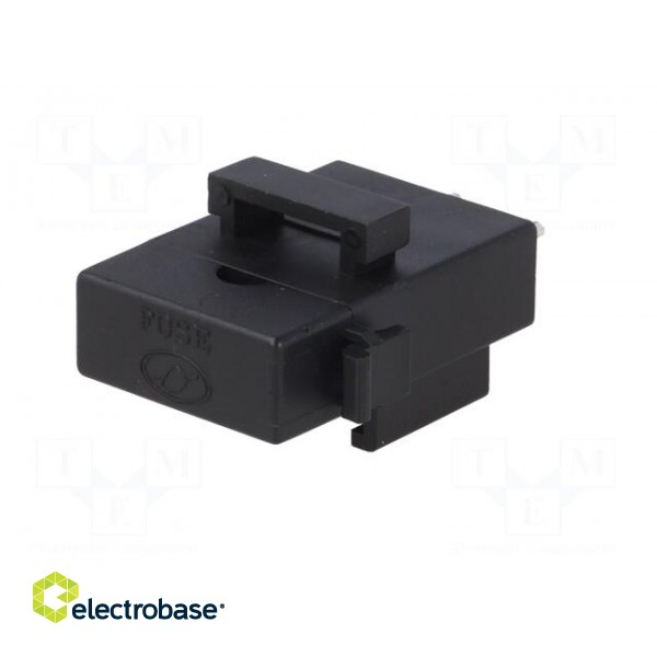 Fuse acces: fuse holder | fuse: 19mm | 20A | THT | Contacts: brass image 3