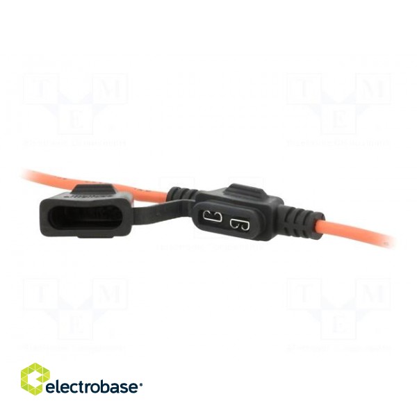 Fuse acces: fuse holder | fuse: 19mm | 30A | on cable | Leads: 2 leads paveikslėlis 1