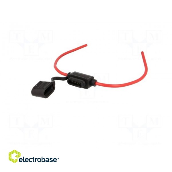 Fuse acces: fuse holder | fuse: 19mm | 30A | on cable | Leads: 2 leads image 3
