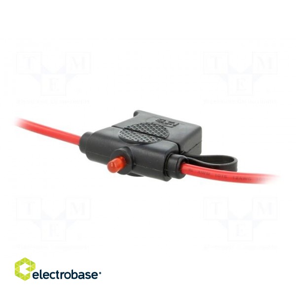 Fuse acces: fuse holder | fuse: 19mm | 30A | on cable | Leads: cables image 4