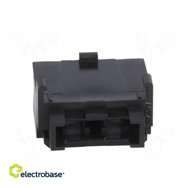 Fuse holder | 19mm | 32A | screw,push-in | ways: 1 | -40÷100°C | black image 5