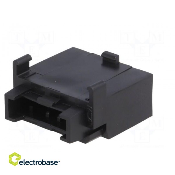 Fuse holder | 19mm | 32A | screw,push-in | ways: 1 | -40÷100°C | black image 6