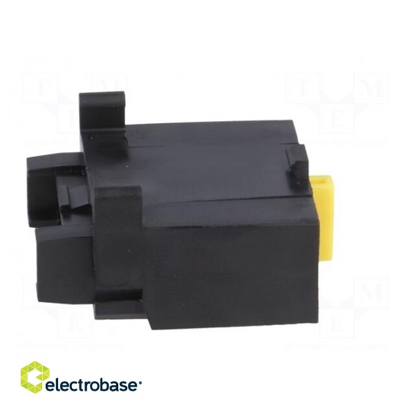 Fuse holder | 19mm | 32A | screw,push-in | ways: 1 | -40÷100°C | black image 7