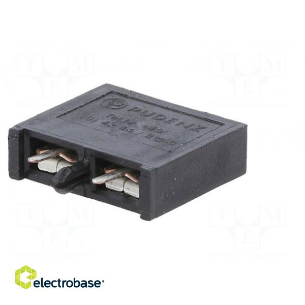 Fuse holder | 19mm | soldered,spring terminals | max.130°C | UL94V-0 paveikslėlis 6