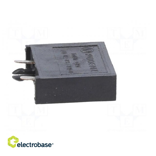 Fuse holder | 19mm | soldered,spring terminals | max.130°C | UL94V-0 paveikslėlis 7