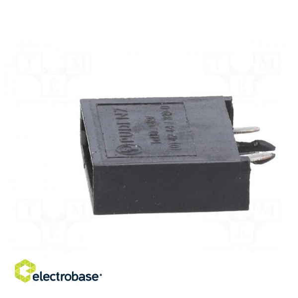 Fuse holder | 19mm | soldered,spring terminals | max.130°C | UL94V-0 фото 3
