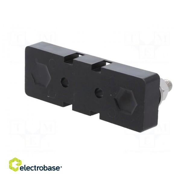 Fuse holder | 80.6x22.1x8.3mm | 200A | screw | Leads: M8 screws image 8