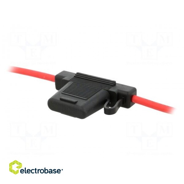 Fuse holder | 29mm | 60A | on cable | Leads: lead x2 | ways: 1 | -40÷125°C image 2