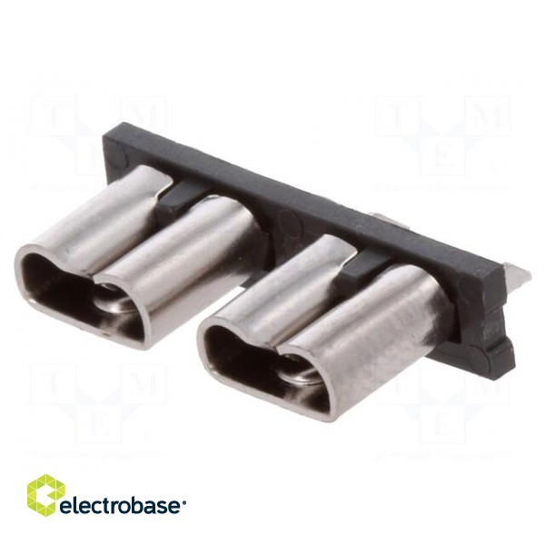 Fuse acces: fuse holder | 30A | Contacts: brass | -50÷145°C | UL94V-0 image 1