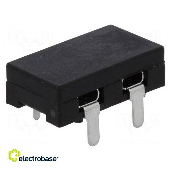 Fuse holder | 30A | PCB,vertical,THT | Contacts: brass | -50÷145°C image 1