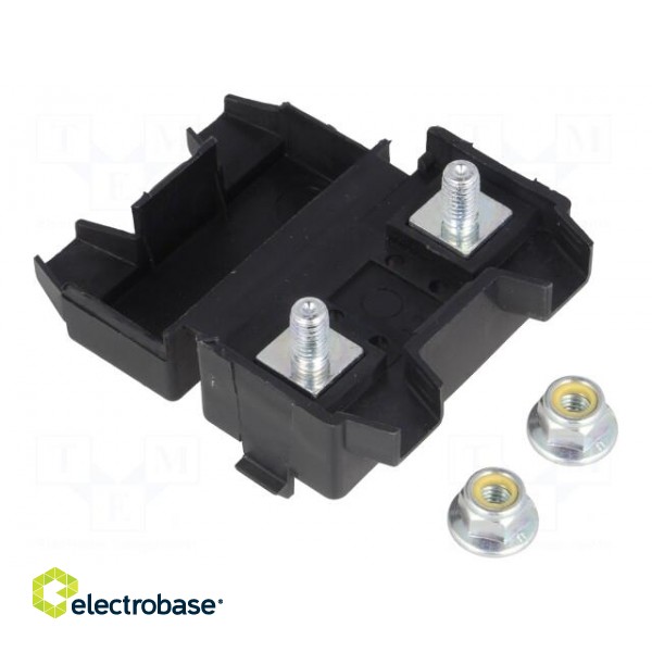 Fuse acces: fuse holder | fuse: 40mm | 125A | screw,push-in | -30÷95°C image 1