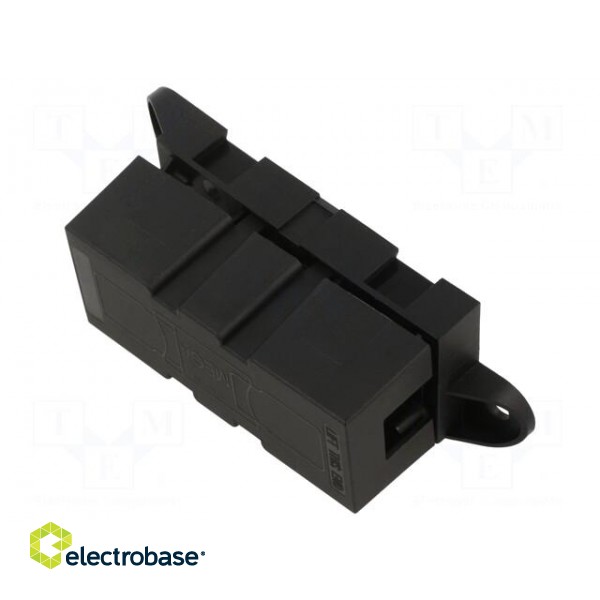 Fuse holder | 500A | M8 screw | Leads: solder lugs M8 | UL94V-2 | 70V image 1