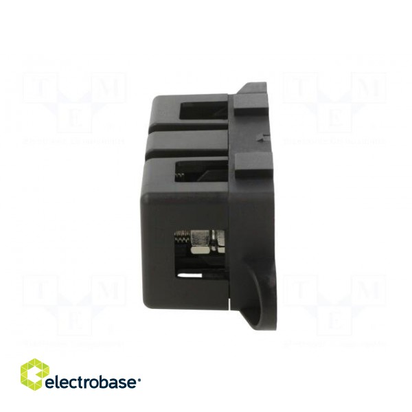 Fuse holder with cover | 500A | screw | Leads: M8 screws | 32V image 3