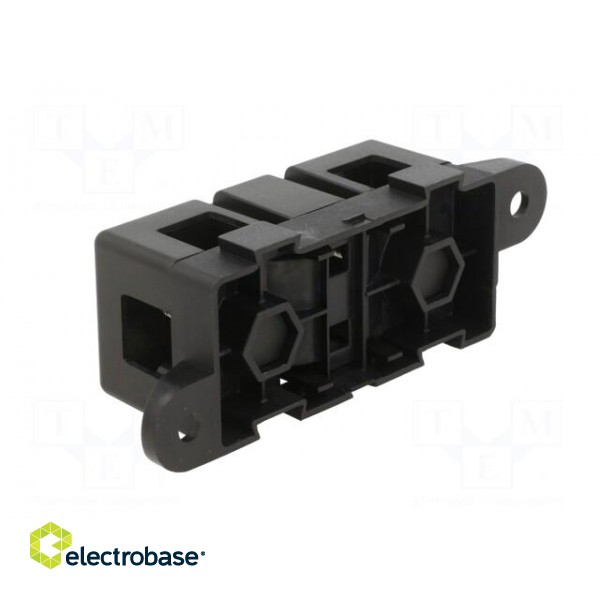 Fuse holder with cover | 500A | screw | Leads: M8 screws | 32V image 4