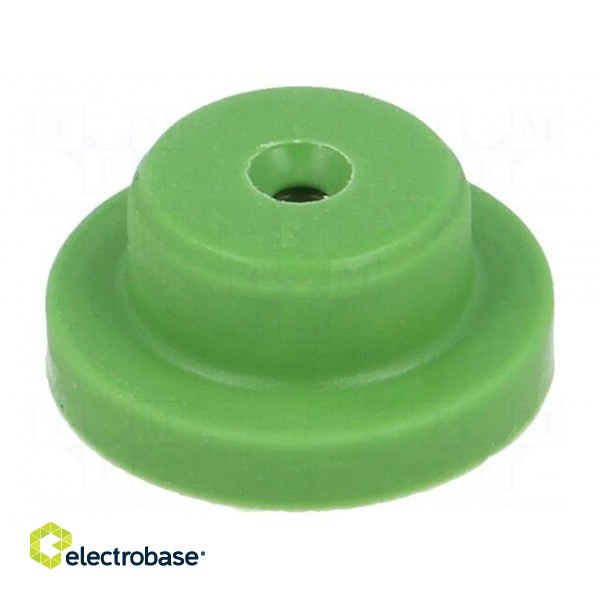 Fuse acces: washer | Colour: green | Mat: silicone image 2