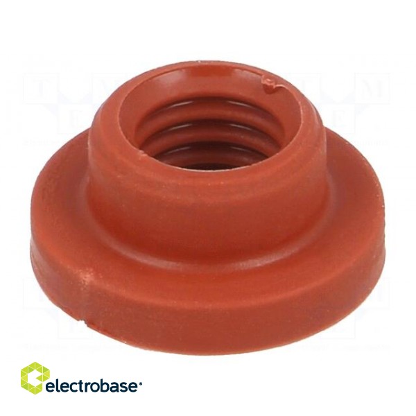 Fuse acces: washer | Colour: red | Mat: silicone paveikslėlis 2