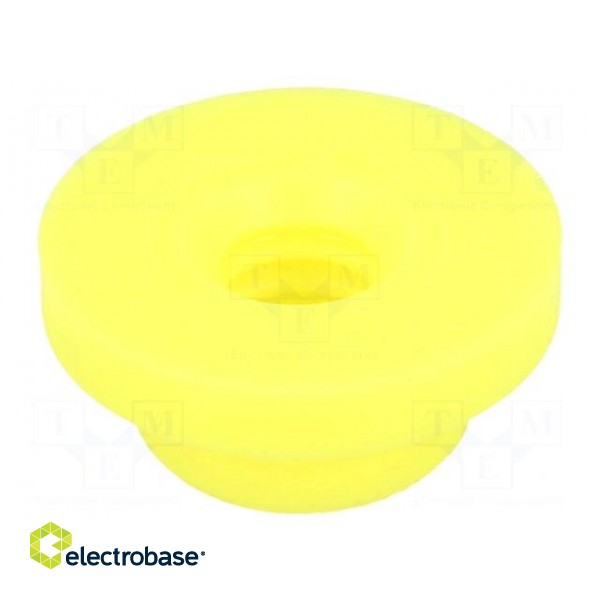 Fuse acces: washer | Colour: yellow | Mat: silicone image 1
