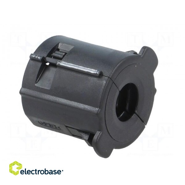 Fuse acces: tube retainer | Colour: black | Mat: PBT image 4
