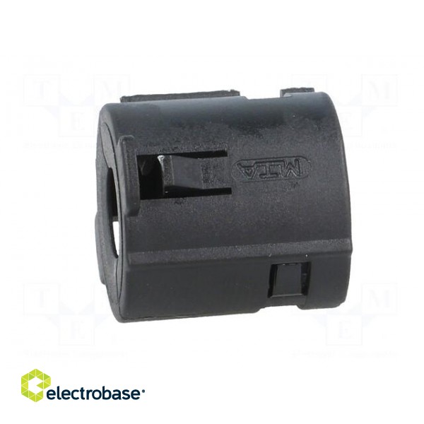 Fuse acces: tube retainer | Colour: black | Mat: PBT image 7