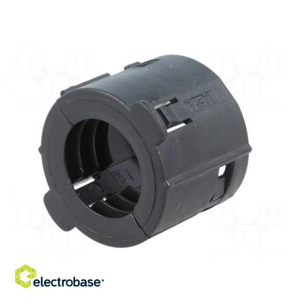 Fuse acces: tube retainer | Colour: black | Mat: PBT image 6