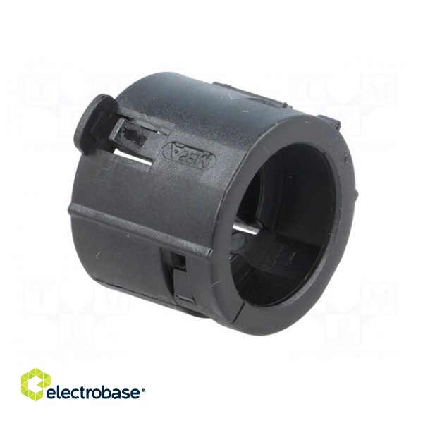Fuse acces: tube retainer | Colour: black | Mat: PBT image 8
