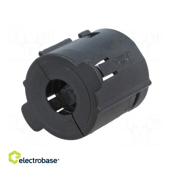 Fuse acces: tube retainer | Colour: black | Mat: PBT image 6