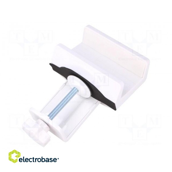 Cable organizer | Colour: white | Mat: ABS,silicone,steel image 1