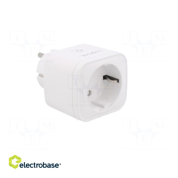 Plug socket strip: protective | Sockets: 1 | 230VAC | 16A | white | IP20 image 8