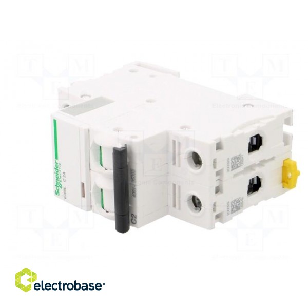 Circuit breaker | 230/400VAC | 100÷144VDC | Inom: 2A | Poles: 2 | 15kA image 2