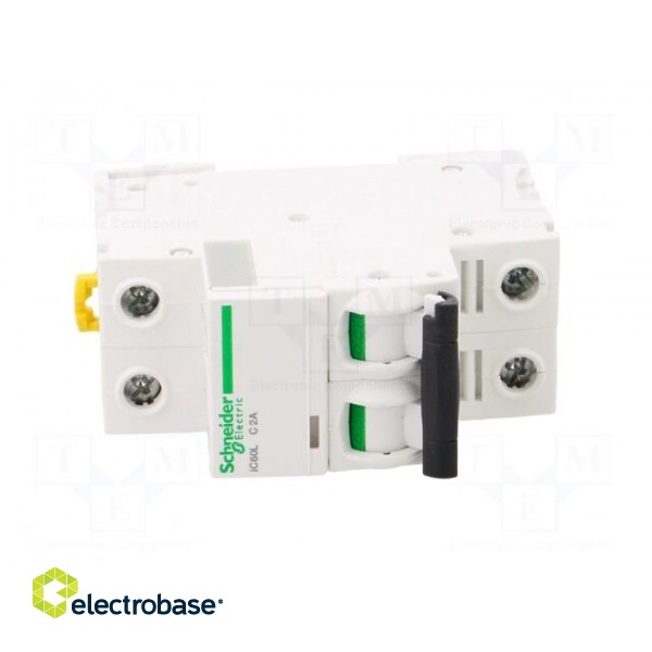 Circuit breaker | 230/400VAC | 100÷144VDC | Inom: 2A | Poles: 2 | 15kA image 9