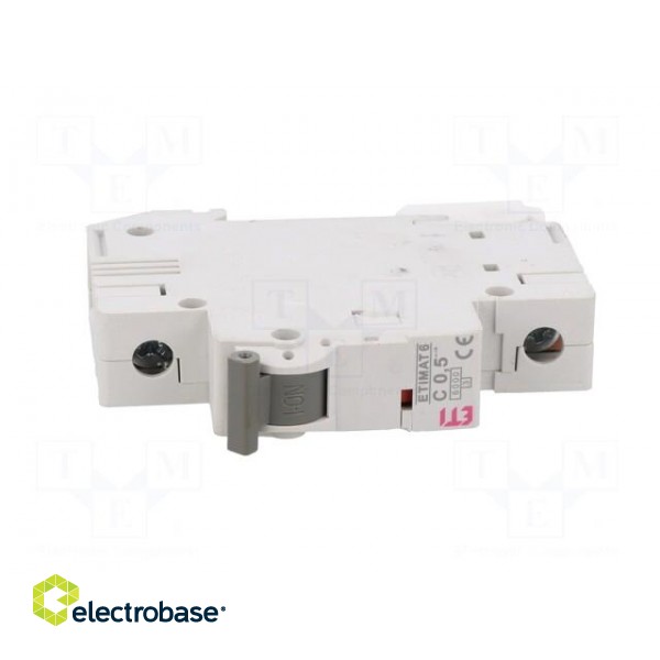 Circuit breaker | 230/400VAC | Inom: 0.5A | Poles: 1 | Charact: C | 6kA image 9