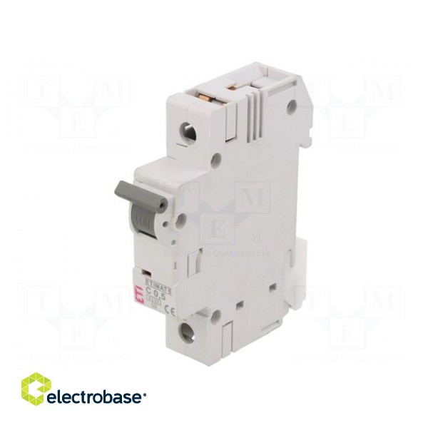 Circuit breaker | 230/400VAC | Inom: 0.5A | Poles: 1 | Charact: C | 6kA image 1