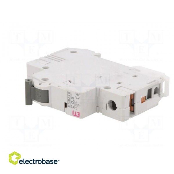 Circuit breaker | 230/400VAC | Inom: 0.5A | Poles: 1 | Charact: C | 6kA image 2