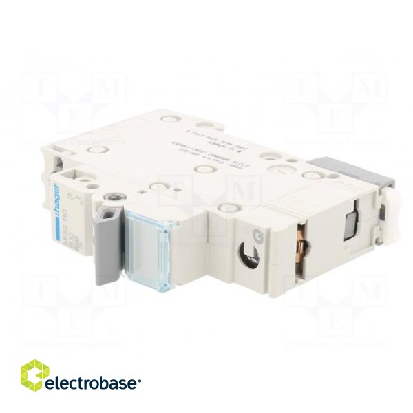 Circuit breaker | 230/400VAC | Inom: 10A | Poles: 1 | Charact: B | 6kA image 2