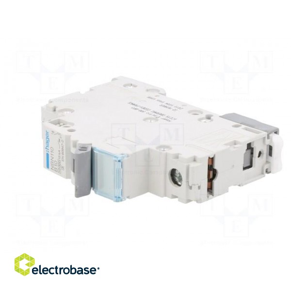 Circuit breaker | 230/400VAC | Inom: 10A | Poles: 1 | Charact: B | 10kA image 2