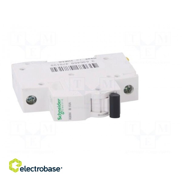 Circuit breaker | 230VAC | 10A | Poles: 1 | DIN | Charact: B image 9
