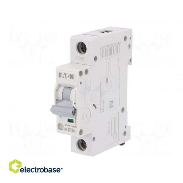 Circuit breaker | 230/400VAC | Inom: 10A | Poles: 1 | Charact: C | 6kA image 1