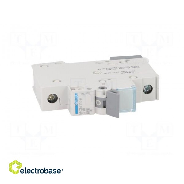 Circuit breaker | 230VAC | Inom: 10A | Poles: 1 | DIN | Charact: C | 6kA image 9