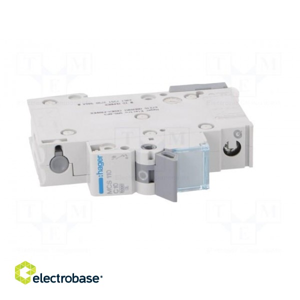 Circuit breaker | 230/400VAC | Inom: 10A | Poles: 1 | Charact: C | 6kA image 9