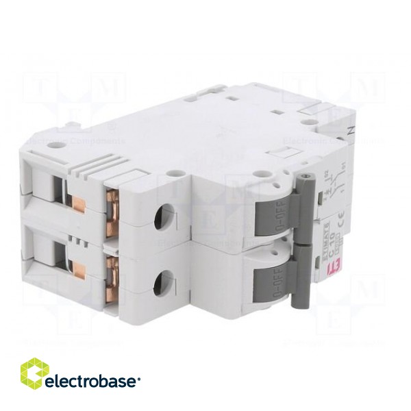 Circuit breaker | 230/400VAC | Inom: 10A | Poles: 1+N | Charact: C | 6kA image 8