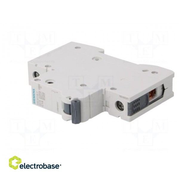 Circuit breaker | 230/400VAC | Inom: 16A | Poles: 1 | Charact: C | 10kA image 2