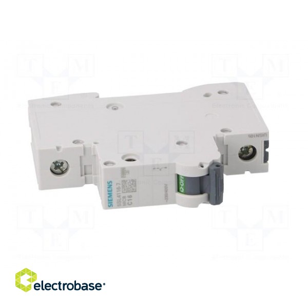 Circuit breaker | 230/400VAC | Inom: 16A | Poles: 1 | Charact: C | 10kA image 9