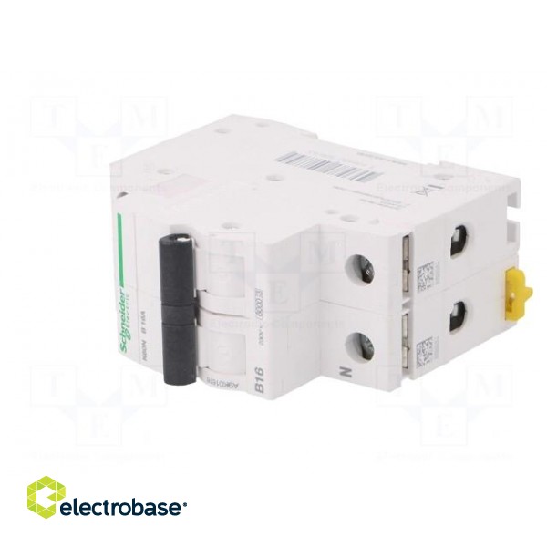 Circuit breaker | 400VAC | 16A | Poles: 1+N | DIN | Charact: B image 2