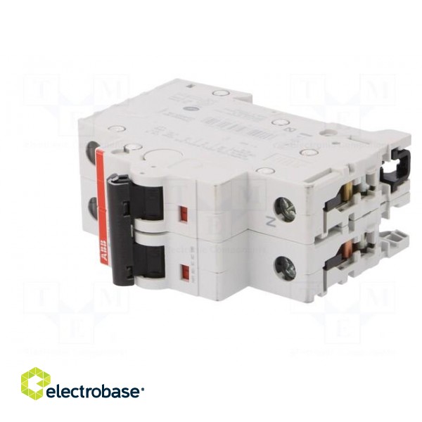 Circuit breaker | 230/400VAC | Inom: 16A | Poles: 1+N | Charact: B | 6kA image 2