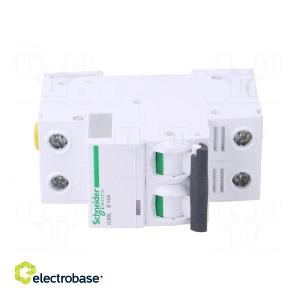 Circuit breaker | 230/400VAC | Inom: 16A | Poles: 2 | Charact: B | 15kA image 9